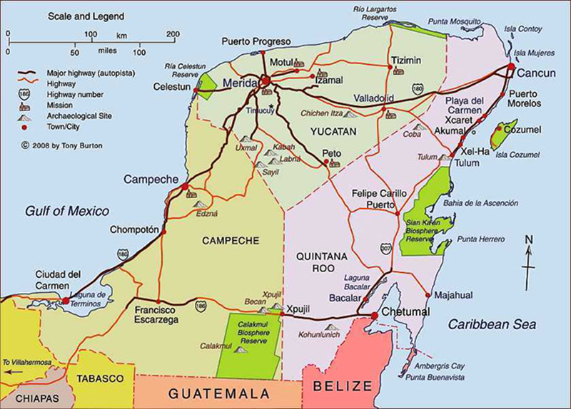 Maps Of Merida Mexico 15 